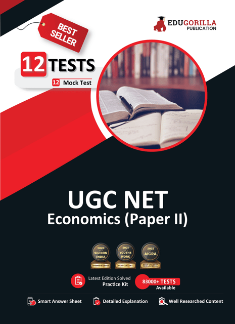 NTA UGC NET/JRF Economics Book 2023 - Concerned Subject : Paper II (English Edition) - 12 Mock Tests (1200 Solved Questions) with Free Access to Online Tests