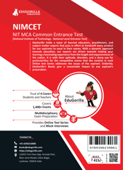 NIMCET 2023 : NIT MCA Entrance Exam - Mathematics, Computer Awareness, English, Analytical Ability and Logical Reasoning - 10 Mock Tests (1200 Solved MCQ) with Free Access to Online Tests