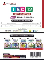 ISC Class XII - Mathematics Sample Paper Book | 12 +1 Sample Paper | According to the latest syllabus prescribed by CISCE