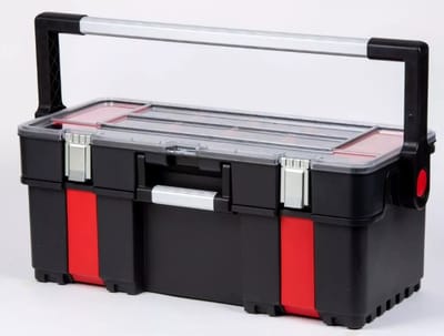 24 "toolbox with rigid organizer