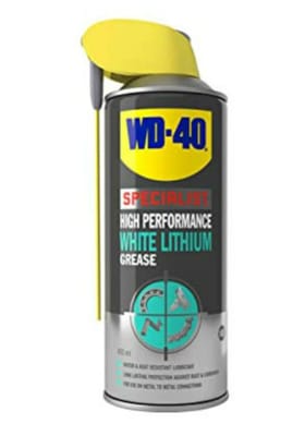 400 ml WD40 white lithium grease spray