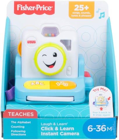 FISHER PRICE LAUGH & LEARN CLICK & LEARN INSTANT CAMERA