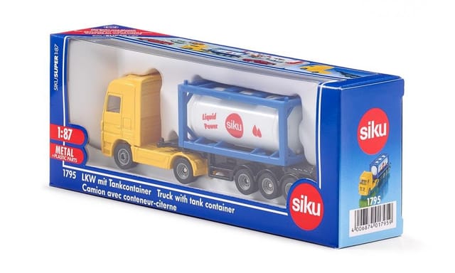 SIKU TRUCK WITH TANK CONTAINER