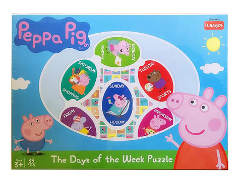 Funskool Peppa Pig The Days Of The Week Puzzle
