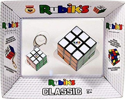 Funskool Rubiks Classic Mini Combo 3x3 And Keychain