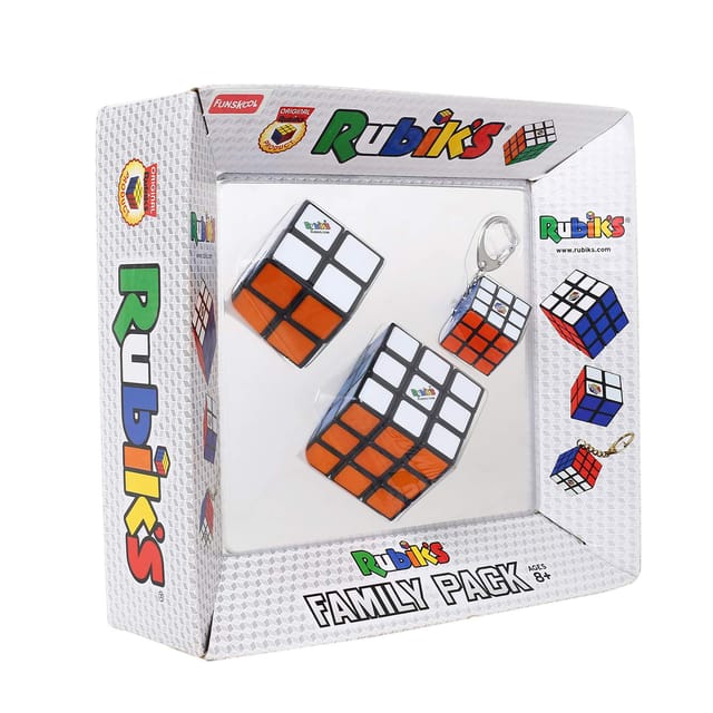 Funskool Rubik's Fly Combo Pack 3x3, 2X2 and Key Chain