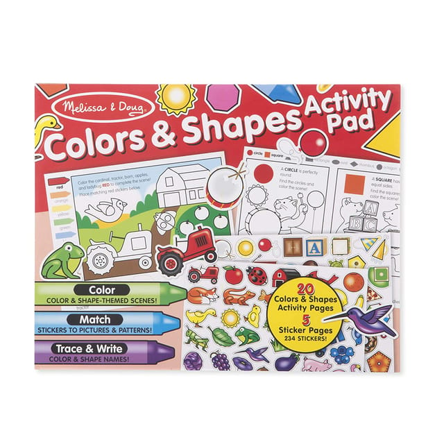 Melissa & Doug Colors & Shapes Activity Pad
