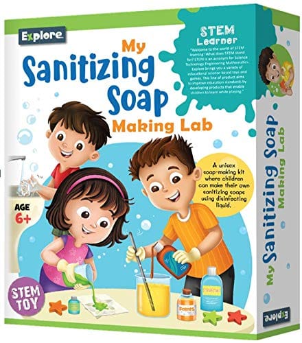 Explore My Sanitizing Soap Making Lab