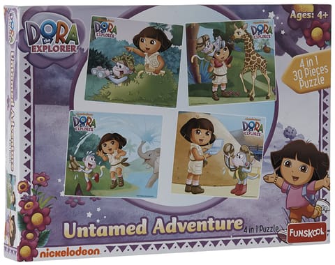 Funskool Dora 4 in 1 Puzzle