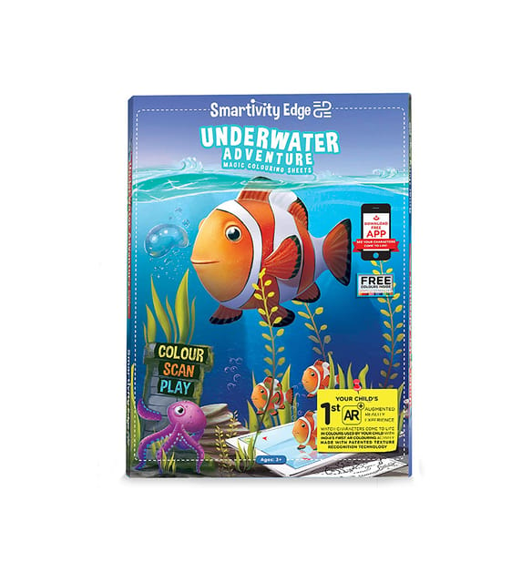 Smartivity Edge Underwater Adventure Augmented Reality Colouring Sheets