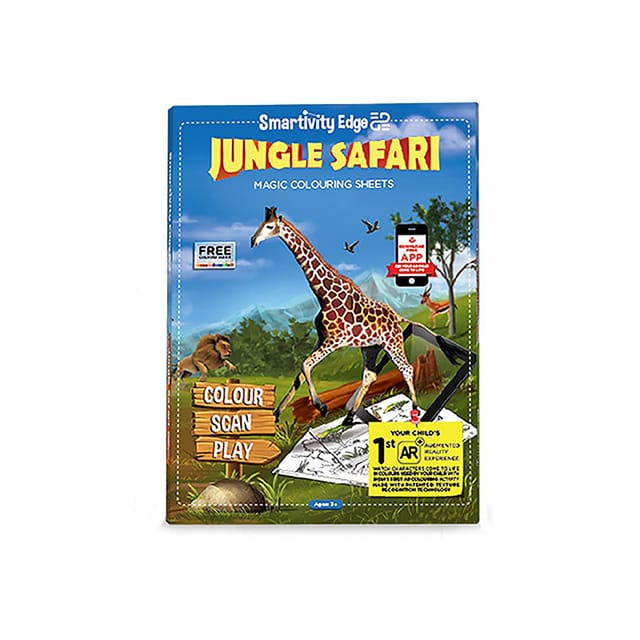 Smartivity Edge Jungle Safari Magic Coloring Sheets