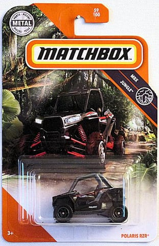 MATCHBOX BASIC CAR ASSORTMENT - MBX JUNGLE - POLARIS RZR