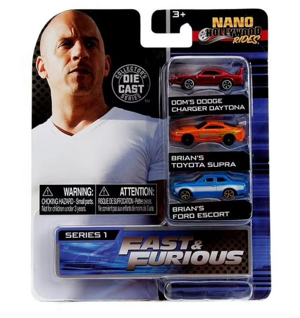 JADA FAST AND FURIOUS - NANO DIE CAST HOLLYWOOD RIDES