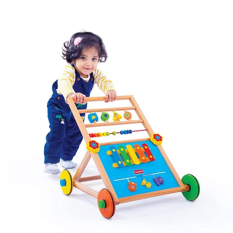Giggles Wooden Activity Walker With Xylophone