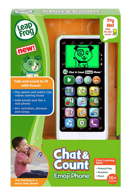 Leapfrog Chat And Count Emoji Phone Scout