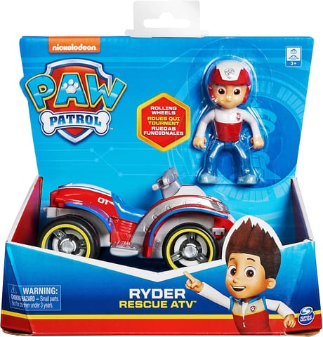 Paw Patrol Ryder Rescue ATV with Ryder Figure