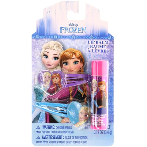 Townley Girl Disney Frozen Glossy Lip Balm With Hair Clips