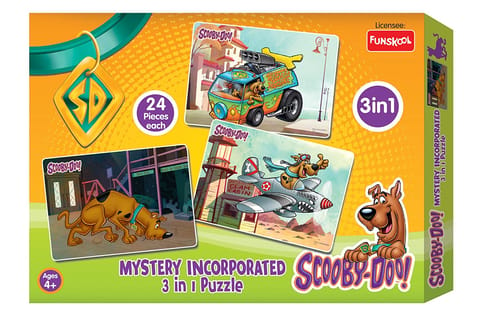 Funskool Scooby Doo Mystery Incorporated 3-in-1 Puzzle