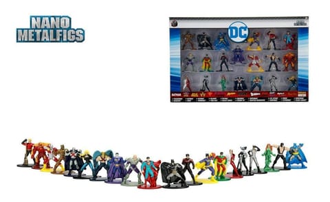 Jada Die Cast DC Nano Metal Figures Pack of 20