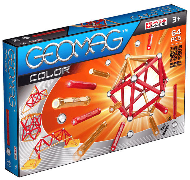 Geomag Magnetic Color Construction Toys 64 pcs