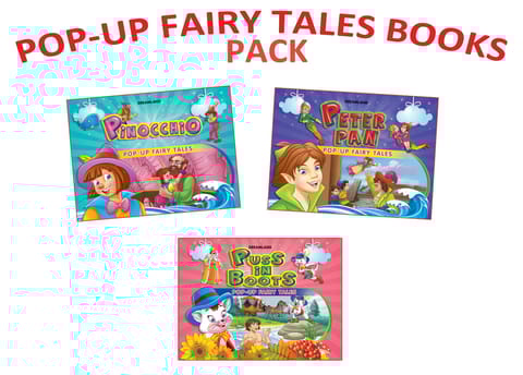 Pop Up Fairy Tales Pack-3 (3 titles)