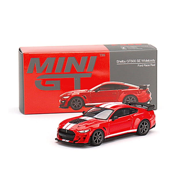 Mini GT Die Cast Shelby GT500 SE Widebody Ford Race Red