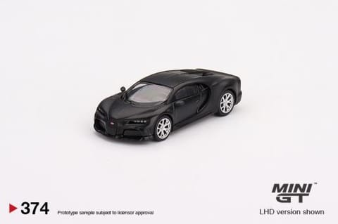 Mini GT Die Cast Bugatti Chiron Super Sport 300 Matte Black