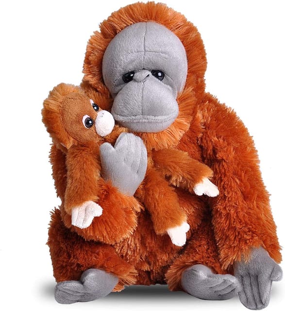 Wild Republic Mom & Baby Orangutan