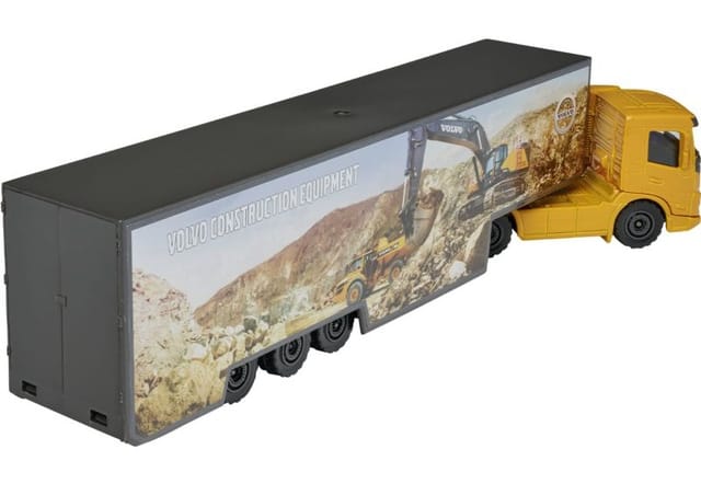 Volvo Truck FMX Skip Yellow color Construction series Majorette Scale 1:87