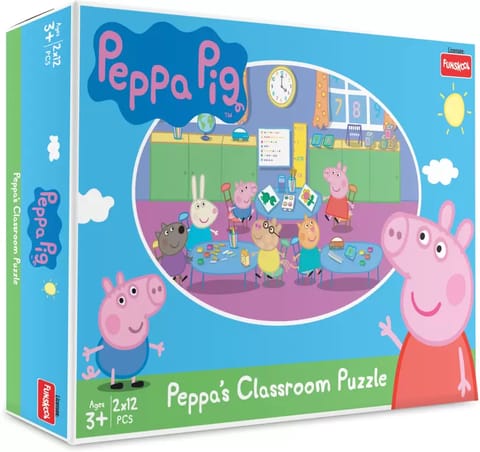 Funskool Peppa Pig Classroom Puzzle