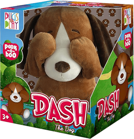 Fuzzbuzz Pugs At Play - Peek-A-Boo Dash Dog