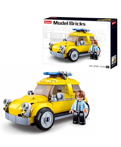 Sluban Building Blocks - Model Bricks Beetle Car