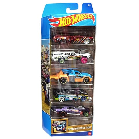 Hot Wheels 5 Car Pack - Demo Destruction