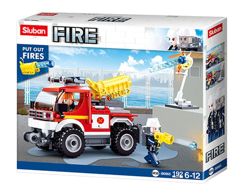 Sluban Building Blocks - Fire Off-Road Engine