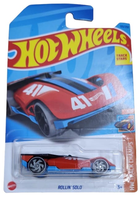 Hot Wheels HW Track Champs Rollin' Solo Red