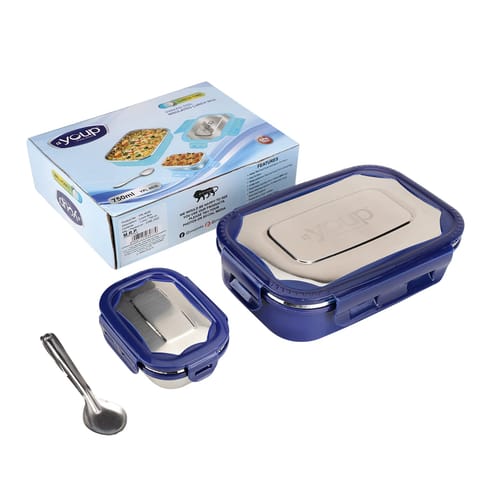 YOUP Lunch Time Lunch Box Dark Blue
