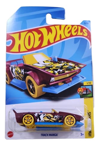 Hot Wheels Track Manga Maroon