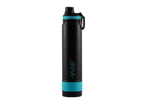 Youp Sapphire Thermo Steel Bottle 755 ml - Turquoise Blue