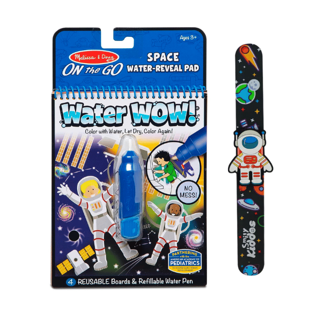 Melissa & Doug Water Wow Space And Smily Kiddos Fancy Slap band Space Astronaut