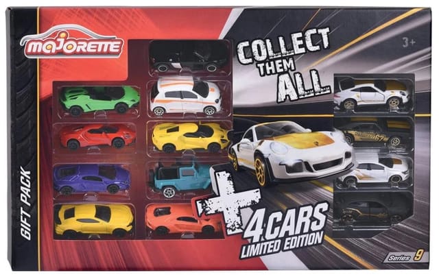 Majorette Diecast Giftpack 9 + 4 Limited Edition