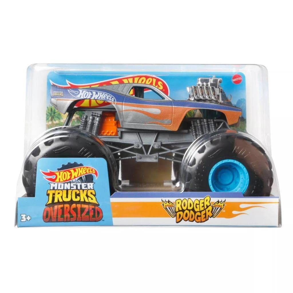 Hot Wheels Monster Truck Oversized Dodge R/T - Lucky Duck Toys