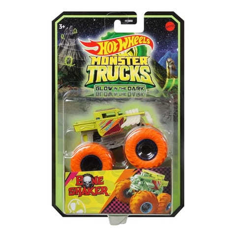 Hot Wheels Monster Trucks - Glow in the Dark - Bone Shaker