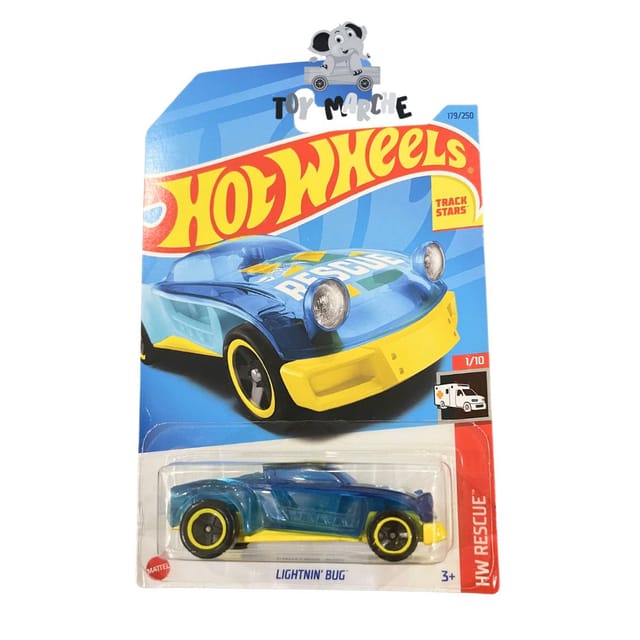 Hot Wheels HW Rescue Lightnin' Bug - Blue