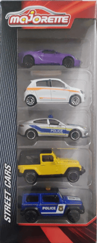 Majorette Street Cars - 5 Car Pack - Set 1