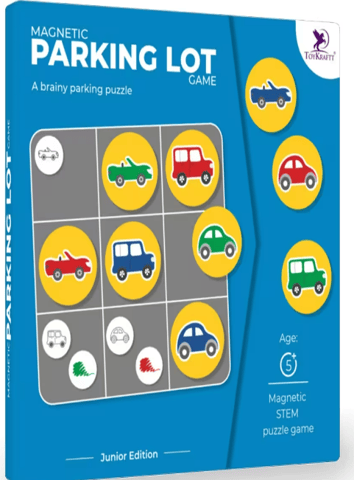 Toykraft Magnetic Parking Lot Game - Junior Edition