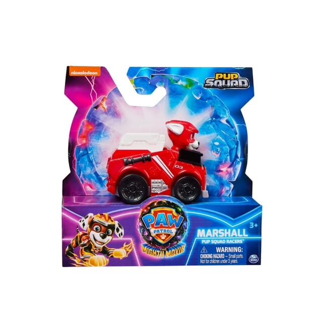 Paw Patrol Pawket Racers – Mighty Mini Squad Racer - Marshall