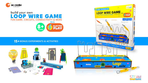 Becre8v Loop Wire Game - Science and Electronics DIY Kit