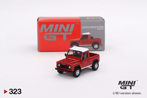 Mini GT Land Rover Defender 90 Pick up Masai Red