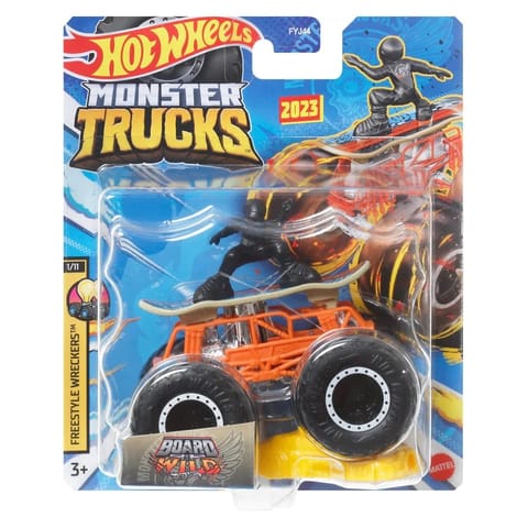 Hot Wheels Monster Trucks - Board to be Wild