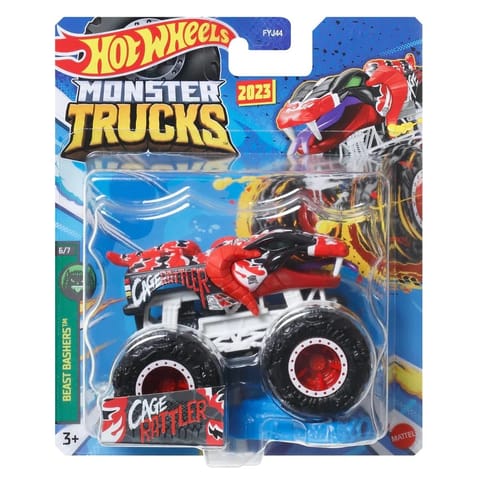 Hot Wheels Monster Trucks Oversized 2023 Cage Rattler